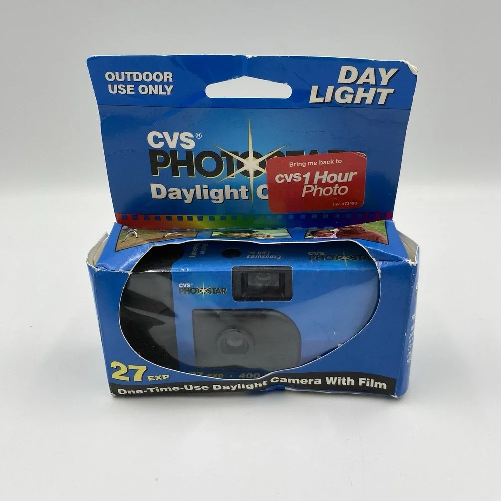 CVS Photostar Daylight Camera Outdoor Use‎ Only 27exp Expired 8/2001